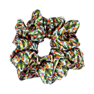Birds of Paradise - Satin Scrunchie