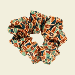 Easter Island - Satin Scrunchie
