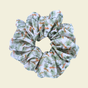 Lizards - Satin Scrunchie