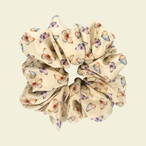 Butterfly Garden - Satin Scrunchie