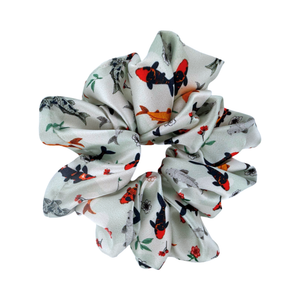 Japanese Koi - Satin Scrunchie