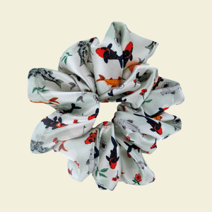 Japanese Koi - Satin Scrunchie