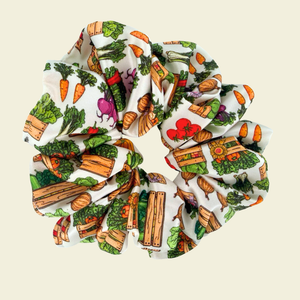 Prize Vegetables - Satin Scrunchie
