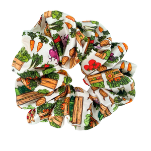 Prize Vegetables - Satin Scrunchie