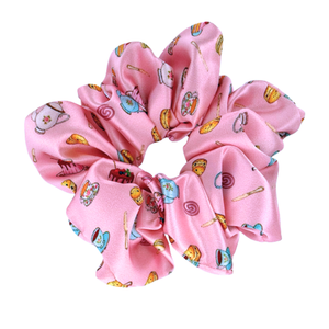 Time For Tea - Satin Scrunchie