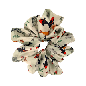 Japanese Koi - Satin Scrunchie