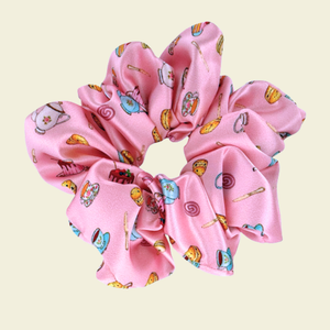 Time For Tea - Satin Scrunchie