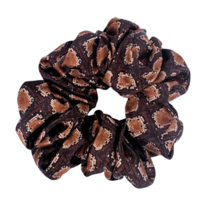 Snake Print - Satin Scrunchie