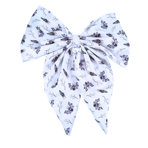 Cute But Batty - Satin Bow