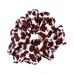 Cow Print - Satin Scrunchie