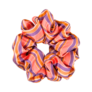 Berry Ripple - Satin Scrunchie