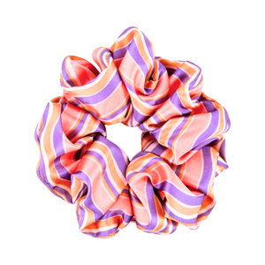 Berry Ripple - Satin Scrunchie