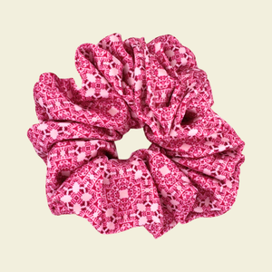 Aztec Pink - Satin Scrunchie