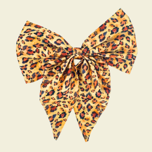 Leopard Print - Satin Bow