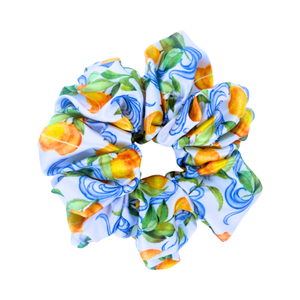 Amalfi Lemons - Satin Scrunchie