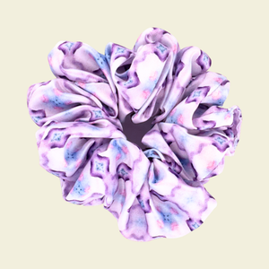 Lavender Skies - Satin Scrunchie